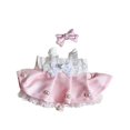 thumbnail image 3 of Ropa para muñecas CUTICAT de 17 cm vestido rosa para muñecas de 5 a 10 pulgadas, 3 of 8