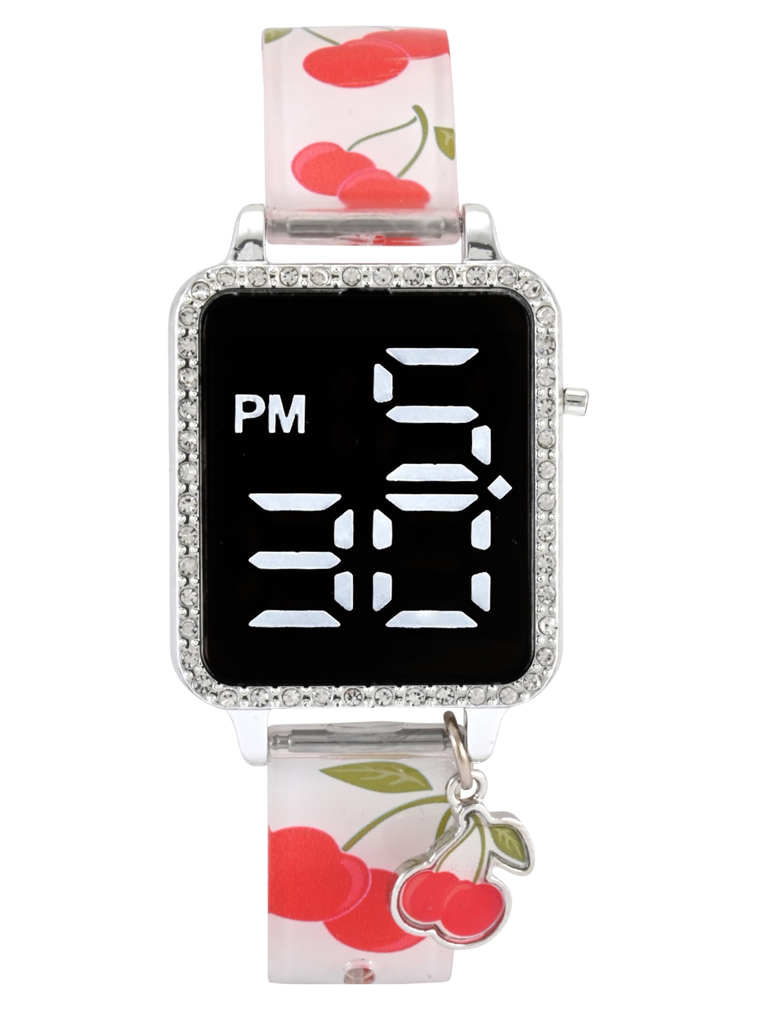 Wonder Nation Unisex Child Pink LED Watch, WN5281WM