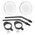 thumbnail image 1 of Espejo lateral ajustable para motocicleta Visión clara Ajuste flexible para diámetro interior universal 38 mm Barra de choque para parachoques Moto Negro, 1 of 5