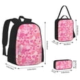 thumbnail image 2 of Disketp Love Mochila Estampada de Gran Capacidad con Lonchera y Estuche, Set de 3 Piezas para Estudiantes, 2 of 7