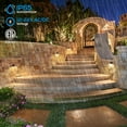 thumbnail image 3 of LEONLITE 12 Pack 3CCT Low Voltage Aluminum Step Fence Light, 2700K/3000K/4000K Selectable LED Deck Lighting, IP65 Waterproof 12-24V AC/DC, 3 of 7
