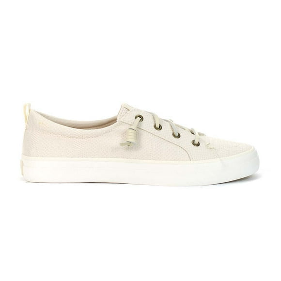 Sperry Women's Crest Vibe Off White Jacquard Sneakers STS88904<span> - </span>5.5
