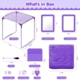 thumbnail image 2 of MoKo 17PCS Locker Accessories for Girls, Cute Locker Accessories Kit, Lockers Decor for School/Work, Purple, 2 of 7