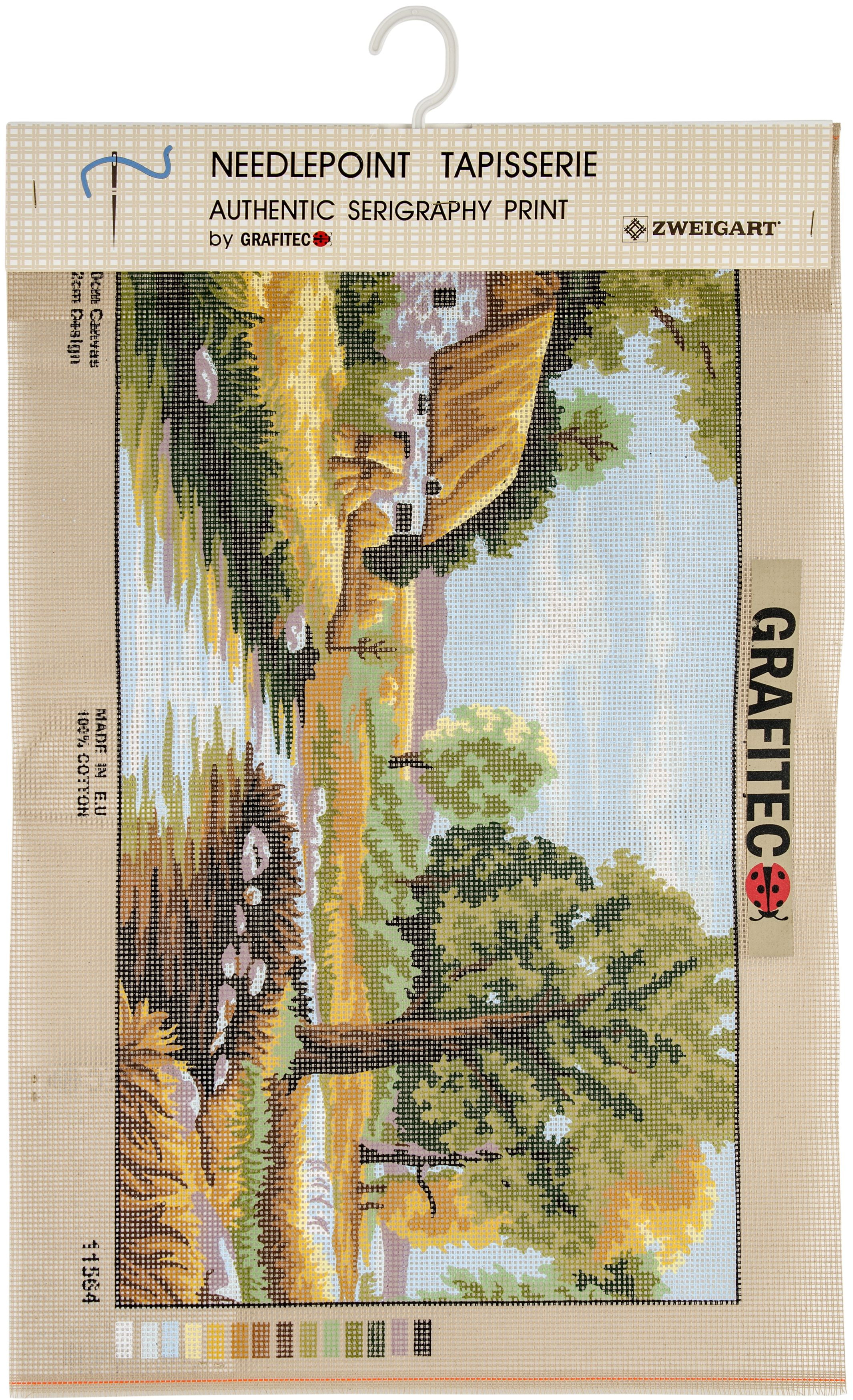 Needleart World Needlepoint Printed Canvas 16"X24"Summer Time