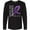 AB-Black, variant on Inktastic Pancreatic Cancer Awareness Fight, Care, Cure Long Sleeve T-Shirt