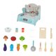 thumbnail image 2 of Juego de cocina para niños, juego de simulación, recuerdos de fiesta preescolar, motricidad fina para jardín de infantes Conjunto azul B, 2 of 9