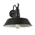 thumbnail image 2 of Forte Lighting 1692-01-04 1 Light 13" Tall Outdoor Wall Sconce - Black, 2 of 2