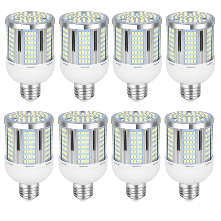 8Pack 200W Equivalent Led Corn Light Bulb, 3000 Lumen 3000K Warm White 30W LED Corn Lamp, E26/E27 Base LED Light Bulb for Home Garden Garage Backyard Street Office Household