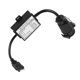 thumbnail image 4 of Conector de remolque Convertidor de luz Plano de 4 vías Conector de cableado redondo de 7 vías Adaptador de 4 pines a EUR 7 Enchufe separador de señal de freno/parada de ANGGREK Otros, 4 of 8