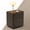 Dark Brown, variant on Click365 Cove 2-Drawer Wood Nightstand with Rounded Edges and Gold Handles, Dark Brown
