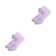 thumbnail image 2 of Minnieouse 1 par de calcetines de Yoga de diseño Simple para adultos, calcetines antideslizantes de Color sólido, calcetines de ejercicio de Tubo largo morado 2Conjunto, 2 of 6