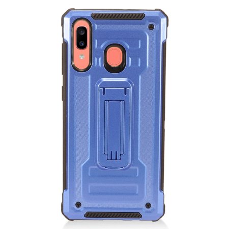 Samsung Galaxy A20 Phone Case Hybrid Military Grade Drop Tested with Built in Kickstand