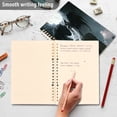 thumbnail image 5 of WOBOGO Fallen Angel Notebook College Horizontal Grid Paper Ink Spill Resistant Water Resistant Cover 8.3x5.7x0.4in, 5 of 8