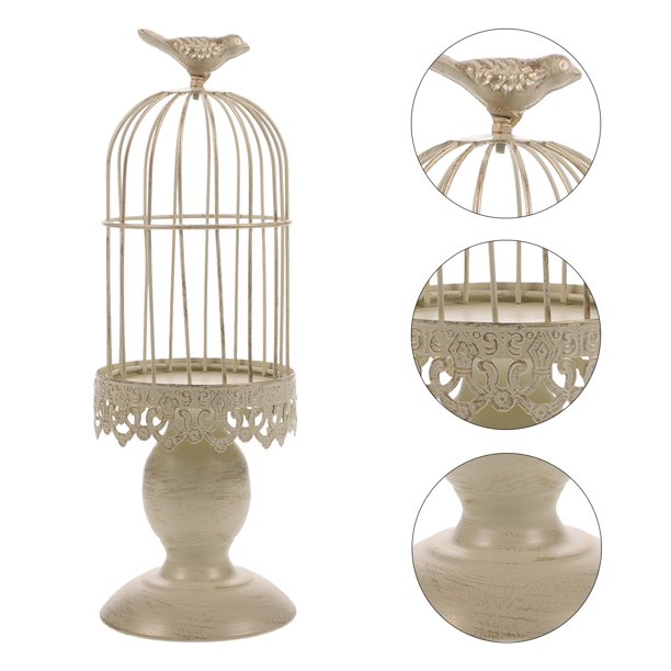 unbranded 1Ud Soporte Para Vela De Hierro Con Retro Jaula Para Romántica Y Ambientes