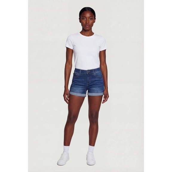 Women's WAX Fixed Cuff Denim Shorts