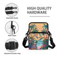 thumbnail image 7 of Chririnla Tropical Parrot Sling Shoulder Bag, Lightweight Polyester Crossbody Messenger Bag with Pocket for Travel and Daily Shopping, 7 of 7