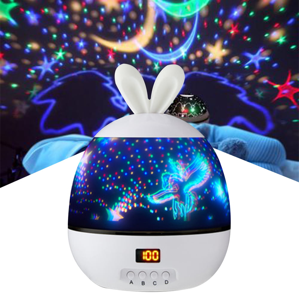 Star Projector Night Light for Kids, Baby Projection Lamp for Bedroom