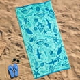 thumbnail image 6 of Mainstays Sea Life Beach Towels 2-Pack, Size 72" x 36", 6 of 13