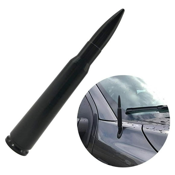 Bullet Stubby Antenna for Chevy Silverado GMC Sierra 2007-2019 Black