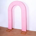 thumbnail image 4 of BalsaCircle 8 feet Pink Fitted Spandex Double Open Arch Backdrop Stand Cover Party Events Decorations Supplies, 4 of 8