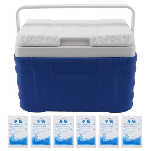 Boîte de Refroidissement pour Insuline Portable à Grande Capacité de Charge Réfrigérateur de Refroidissement pour Insuline pour Pique-Nique Pêche en Rivière Camping Type2 3,6 L