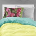 thumbnail image 2 of Carolines Treasures APH5048PILLOWCASE Pink Tulips Fabric Standard Pillowcase, 2 of 2