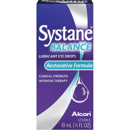 Systane Balance des gouttes oculaires lubrifiantes, 0,33 oz