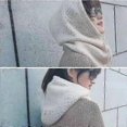 thumbnail image 5 of Women Winter Beanie Hat Cashmere Female Knitted Hooded Scarf Balaclava for Women Windproof Warm Wool Cap, 5 of 5