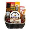 Deli Direct Wisconsin Cheese & Sausage Small Gift Basket 6 pc Basket
