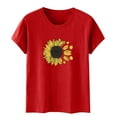 thumbnail image 3 of Blouses pour Femmes,Shorts pour Femmes,Blouse à Manches Courtes Imprimée pour Femmes, T-Shirt Drôle à Col Rond,Blouses pour Femmes Mode,Blouses à Manches Courtes pour Femmes, 3 of 5