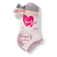 thumbnail image 2 of Sweet Girl Girls Socks, 10 Pack No Show w/ Hairties (Little Girls & Big Girls), 2 of 2