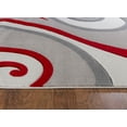 thumbnail image 4 of Modern Swirls Hand-Carved Soft Living Room Area Rug, 4 of 4