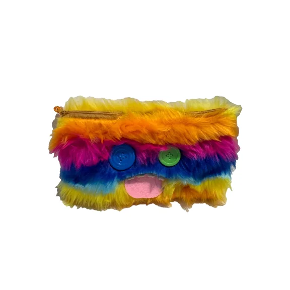 Fuggler, Furry Pencil Case - Multicolour, 8" x 1" x 4.25"