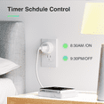 thumbnail image 4 of Gosund Timer Smart Plug App Remotely Control Wifi Plug Outlet 4 Packs, 4 of 8