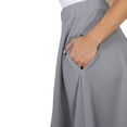 thumbnail image 4 of White Mark Saya Flare Skirt Womens High Waist A-Line with Pockets Size X, 4 of 5