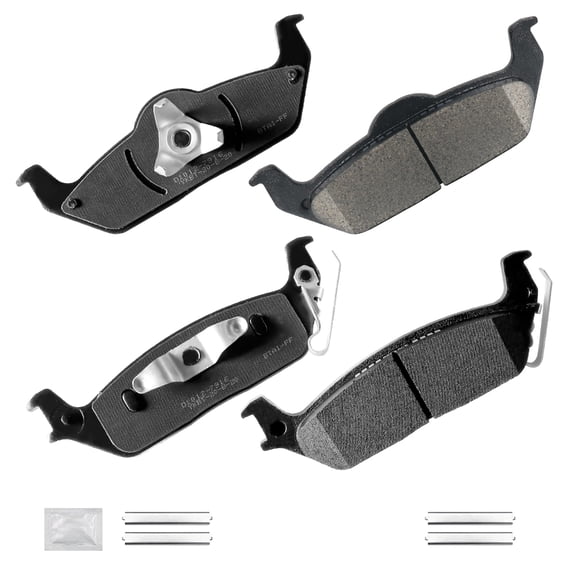 ACB ZONE 4PCS Rear Ceramic Brake Pads for 2004-2011 Ford F-150 2006-2008 Lincoln Mark LT
