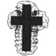 thumbnail image 1 of Minkissy 1Pcs Punk Style Black Cloth Metal Hair Barrettes For Women Proms, 1 of 5