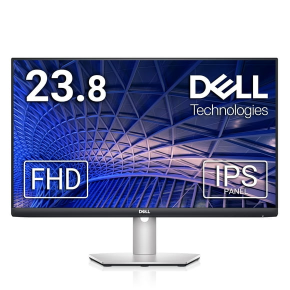 Dell S2421HS Full HD 1920 x 1080, 24-Inch 1080p LED, 75Hz, Desktop Monitor with Adjustable Stand, 4ms Grey-to-Grey Response Time, AMD FreeSync, IPS Technology, HDMI, DisplayPort, Silver