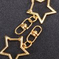 thumbnail image 4 of 24Pcs Alloy Key Holder Waist Hanging Key Holder Exquisite Star Shaped Car Business Keychain Metal Keyring without Case(Golden), 4 of 7