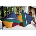 thumbnail image 5 of 16" x 16" Simply Daisy Bold Shapes Indoor/Outdoor Pillow, Nautical Navy Qty 1, 5 of 6