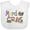 AA-White, variant on Inktastic Argyle Mardi Gras Boys or Girls Baby Bib