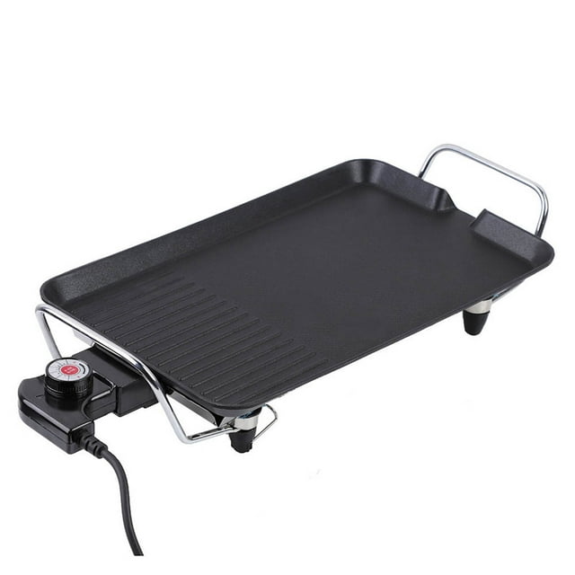 BBQ Grill, Grill Plate Party Buffet Teppanyaki Grill Non-stick BBQ Griddle Plate Cast Iron For Garden For Dinidng Room