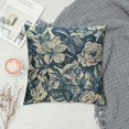 Fsmy Throw Pillow Cover Bouquet Vintage English Birds Garden Bud Love