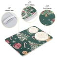 thumbnail image 3 of Yayeee Dish Drying Mat for Kitchen Counter 18"x24" Microfiber Absorbent Pad, Red Christmas Gingerbread, 3 of 7