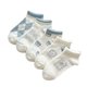 thumbnail image 5 of Calcetines de mujer Angel Blue Calcetines de moda para todo tipo de ocasiones Primavera y verano Calcetines finos para estudiantes Lindos calcetines cortos de boca baja con dibujos animados, 5 of 5