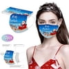 YZHM Adult's mask Disposable Face Mask Industrial 3-Layer Face Masks 10PC