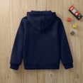 thumbnail image 5 of Karoyedx Jackets for Toddler Boys Boys Zip up Hoodies Fleece Zipper Pockets Cotton Hoodie Sweatshirts Youth Kids Outdoor Warm Jackets Dark Blue Size,7-8 Years, 5 of 5