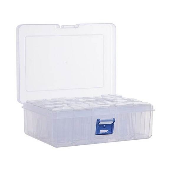 42 Grids Clear Diamond Storage Box Plastic Storage Containers for Rhinestone Embroidery Storage Box Case