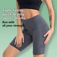 thumbnail image 4 of Toystoory Pantalones cortos deportivos para gimnasio, duraderos y resistentes, para mujeres en movimiento, pantalones cortos para gimnasio, Uniforme atlético, 4 of 6
