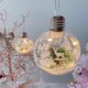 thumbnail image 2 of Bola transparente de 8cm con luces, bola colgante, decoraciones navideñas, bola de decoración navideña, bola de Navidad para ventana, 2 of 2